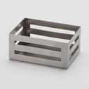 American Metalcraft Stainless Steel Satin Sugar Packet Crate, 3 1/2 inch Length