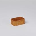 American Metalcraft Natural Poplar Wood Sugar Packet Holder, 4 inch Length