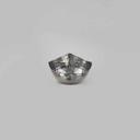 American Metalcraft Hammered Stainless Steel Squound Snack Bowl, 3 Ounce