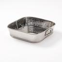 American Metalcraft Hammered Stainless Steel Square Tub, 54 Ounce Capacity