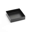 American Metalcraft Black Twilight Square Market Tray, 8 1/8 x 8 1/8 x 2 inch