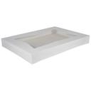 Southern Champion Tray White Full Sheet Auto Window Cake Box Top , 26.5 x 18.63 x 3 inch -- 50 per case