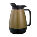 Service Ideas Thermo Serv Metallic Gold and Black Finish Foam Insulated Server with Flip Top Lid, 0.6 Liter Capacity -- 6 per case