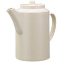 Service Ideas Plastic Almond Double Wall Teapot without Tether, 16 Ounce Capacity -- 6 per case