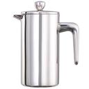 Service Ideas Stainless Steel Polished Finish Double Wall French Coffee Press, 0.35 Liter Capacity -- 12 per case