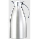 Service Ideas Marquette Series 18/8 Stainless Steel Polished Finish Vacuum Insulated Carafe with Flip Top Lid, 2 Liter Capacity