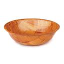 Tablecraft Woven Wood Round Salad Bowl, 5.5 x 5.5 x 1.375 inch -- 12 per case