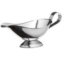 Tablecraft 18-8 Stainless Steel Mirror Finish Traditional Gravy Boat, 3 Ounce Capacity