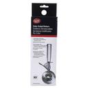 Tablecraft 18/8 Stainless Steel White Size 6 Thumb Press Ice Cream Food Disher with Polyethylene Handle, 5 Ounce Capacity