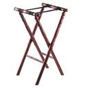 Tablecraft Mahogany Spindle Tray Stand, 31 inch