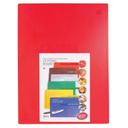 Tablecraft Polyethylene Red Rectangular Cutting Board, 20 x 15 x 0.5 inch