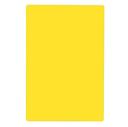 Tablecraft Yellow Polyethylene Rectangular Cutting Board, 24 x 18 x 0.5 inch