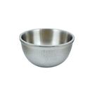 Tablecraft Remington Collection Stainless Steel Rice Pattern Round Double Wall Bowl, 8 Quart Capacity