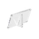 Tablecraft Rectangular Acrylic Magnetic Card Sign Holder, 4 x 1.25 x 2.5 inch