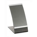 Tablecraft Acrylic Curved Menu Holder Fits 4 x 6 inch Sheet, 4.0625 x 4.625 x 7 inch