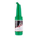 Tablecraft PourMaster High Density Polyethylene Green 1 Quart Bottle with Long Neck Top, 3.5 x 3.5 x 15.75 inch -- 12 per case