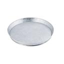 Tablecraft Galvanized Collection Galvanized Steel with Pebble Texture Round Diner Platter, 12.5 x 12.5 x 1.25 inch