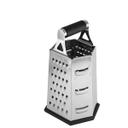 Tablecraft Stainless Steel Non Slip 6 Sided Grater, 5.5 x 4.5 x 9.25 inch -- 6 per case