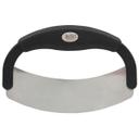 Tablecraft 18/8 Stainless Steel Single Blade Mezzaluna with Polypropylene Handle -- 6 per case.