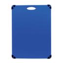 Tablecraft Grippy Polypropylene Blue Color Coded Cutting Board with TPE Grips, 24 x 18 x 0.625 inch