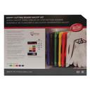 Tablecraft Grippy Polypropylene Color Coded 6 Piece Cutting Board Kit, 24 x 18 x 0.625 inch