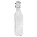 Tablecraft Prima Collection Resealable Glass Bottle, 34 Ounce Capacity -- 12 per case