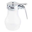 Tablecraft Polypropylene Teardrop Syrup Dispenser with Chrome Plated ABS Top, 10 Ounce Capacity -- 12 per case