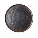 Tablecraft Lunara Collection Round Brown Melamine Platter, 14 x 14 x 0.875 inch