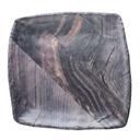 Tablecraft Barnwood Collection Melamine Large Square Platter, 15 x 14.5 x 1.375 inch