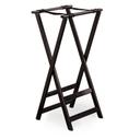 Tablecraft Rubberwood Black Tray Stand, 16.625 x 16.5 x 32 inch