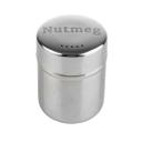 Tablecraft Stainless Steel Nutmeg Shaker with Storage Cap, 6 Ounce Capacity