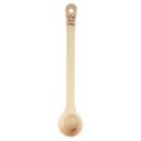 Tablecraft Polycarbonate Beige Solid Long Handle Spoonout with Maroon Capacity Marking, 1.5 Ounce Capacity -- 12 per case