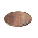 Tablecraft Acacia Collection Acacia Wood Round Cake Plate, 12.5 x 12.5 x .0625 inch