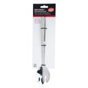 Tablecraft Holden Collection 18-8 Stainless Steel Hollow Handle Notched Spoon, 11.75 x 2.5 x 1.25 inch -- 12 per case