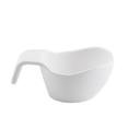 Tablecraft White Melamine Stackable Sauce Boat, 3 Ounce Capacity -- 20 per case