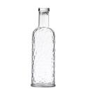 Tablecraft Styrene Acrylonitrile Clear Honeycomb Carafe with Lid, 34 Ounce Capacity
