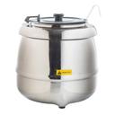 Tablecraft Stainless Steel Mirrored Soup Kettle Warmer, 10.5 Quart Capacity