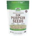 Now Organic and Unsalted Raw Pumpkin Seeds, 12 Ounce -- 12 per case