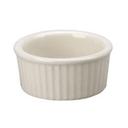 Vertex China Vista Collection Undecorated American White Fluted Ramekin, 2 1/2 inch -- 72 per case.