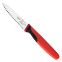 Mercer Culinary Millennia Slim Paring Knife with Red Handle, 3 inch