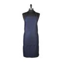 Mercer Culinary Navy Blue Genesis Bib Apron with Pocket