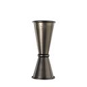 Barfly Gun Metal Black Japanese Style Jigger, 1 x 1 1/2 Ounce