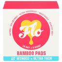 Flo Winged Ultra Thin Bamboo Pad, 15 count -- 8 per case