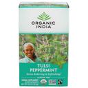 Organic India Tulsi Peppermint Tea, 18 tea bags -- 6 per case