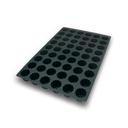 Silikomart Black Silicone 54 Cavities Caneles Bordelais Mold, 24 x 16 x 1.5 inch