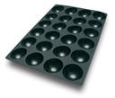 Silikomart Black Silicone 24 Cavities Half Sphere Mold, 24 x 16 x 2 inch