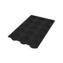 Silikomart Black Silicone 15 Cavities Disco Mold, 24 x 16 x 2 inch