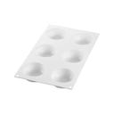 Silikomart CurveFlex Silicone 6 Cavity Universo 90 Mold, 2.6 inch Dia