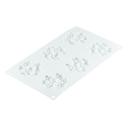 Silikomart Decorative Element 6 Cavities Miel Silicone Mold, 2.9 inch x 0.3 inch Height Cavity