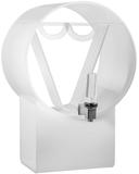 Rosseto Lucid Barrel White Acrylic Beverage Dispenser, 3 Gallon